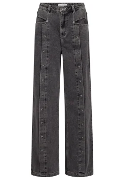 KellanCC Button Jeans 139Mid Grey 41071