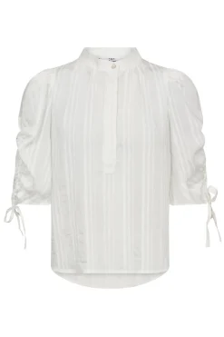 KesiCC SS Puff Blouse 4000White 35956