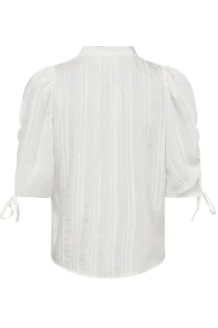 KesiCC SS Puff Blouse 4000White 35956