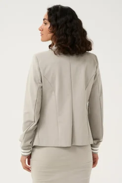 Kinnie Blazer Elephant Skin/Chalk stripe 10550800