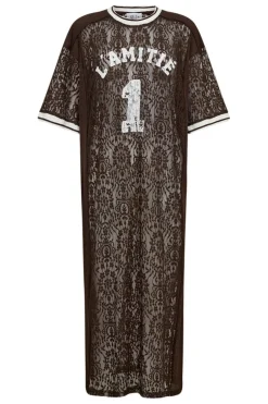 Lace Football Dress Mocca HL10024