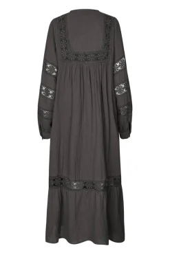 LatourLL Lace Maxi Dress LS 87 Dark Mokka 254093000