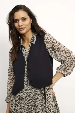 Lea waistcoat SORT 15874