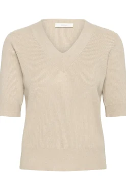 LeenahIW VNeck Blouse Haze Melange 1304031 30110675