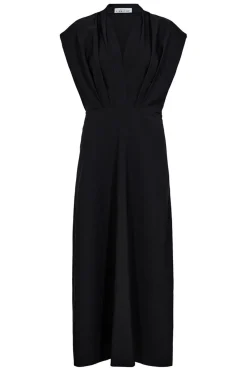 L'egance Drape Dress Black