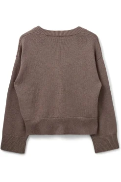 LEVASW CARDIGAN 7129 Brown Fudge SNOS540