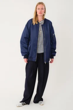 LilaLL Bomber Jacket LS OS 27 Dark Navy 254807007