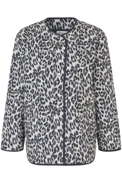 LilyLL Quilted Jacket LS 72 Leopard Print