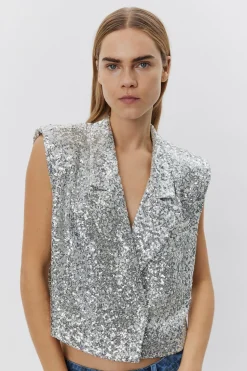 LINKASW VEST 8037 Silver S251146