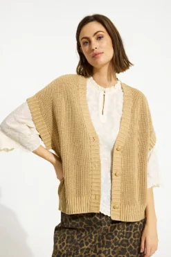 Liza knit vest SAND 16539