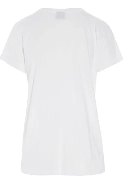 Logo pima cotton tshirt WHITE LOGO 940412183