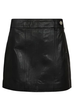 Loreen Leather Skirt Black HL10443