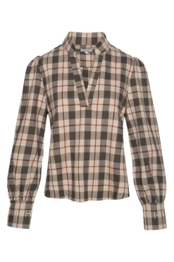 LORI Blouse 9600Red Check 2530190295