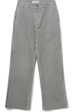 LUCCASW JEANS 1017 Black striped SNOS665