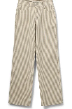 LUCCASW JEANS 7102 Camel striped SNOS665