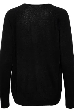 Lukka Vneck Pullover Premium Black 30104240