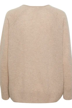 Lukka Vneck Pullover Premium BEIGE MELANGE 30104240