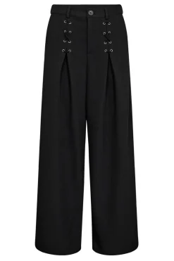 LunaCC Eyelet Wide Pant 96Black 31554