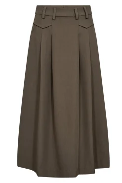 LunaCC Pocket Pleat Skirt 154Walnut 34222