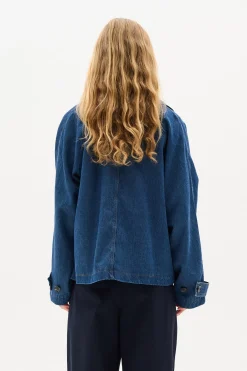 MableIW Minona Short Coat Dark Blue Denim 30110518