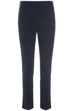 Magic stretch bukser med slids Længde A INDIGO 902910117