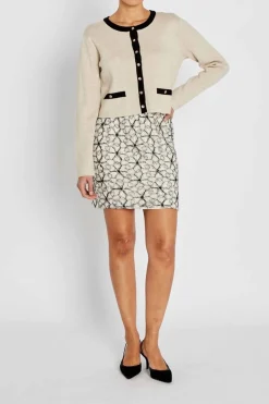 ManicariaBBJoanas skirt Cream / Black BBW4905