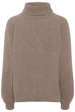 ManziGZ wool rollneck NOOS Chestnut Melange 10909328