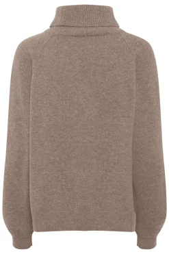 ManziGZ wool rollneck NOOS Chestnut Melange 10909328