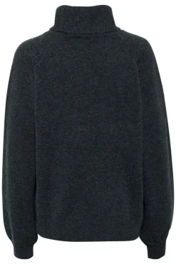 ManziGZ wool rollneck NOOS Deep Graphite Melange 10909328
