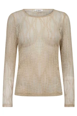 MarcyCC Mesh Oblouse 199Bone 43043