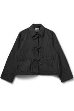 MARLOSW JACKET 1017 Black striped S253107