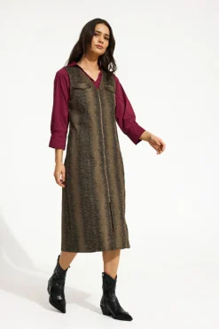 Mary jane dress Mocca 16518