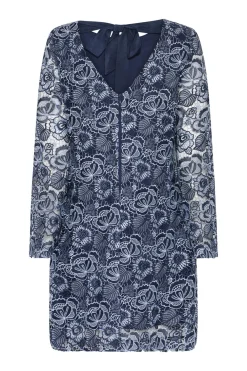 MauritiaBBLucille dress Blue Flower BBW4896