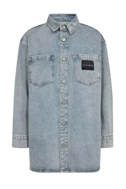 Miley Denim Shirt Bleached Denim HL10531