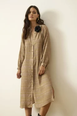 Mille dress Cafe latte 15940