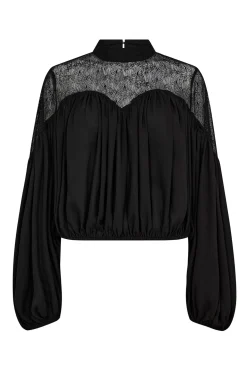 MingoCC Mix Lace Blouse 96Black 35986