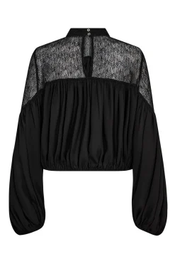 MingoCC Mix Lace Blouse 96Black 35986