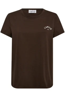 Mini Curve Logo Tee Mocca HL10097