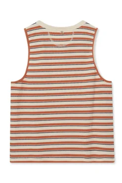 MMHEra Stripe Top Carrot 800282