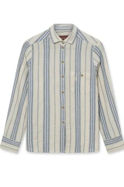 MMHGrow Jacquard Shirt Cerulean 800276