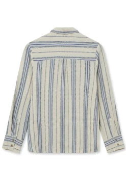 MMHGrow Jacquard Shirt Cerulean 800276