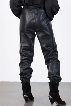 Mona Leather Pants 99 Black 900442007