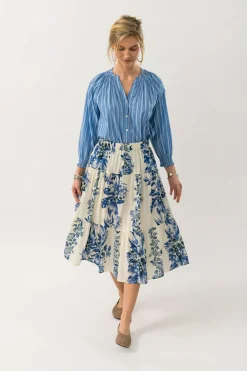 MorningLL Midi Skirt 20 Blue