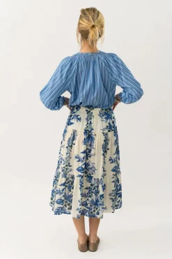 MorningLL Midi Skirt 20 Blue