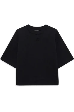 MYERS CROPPED TEE Faded black A0811442