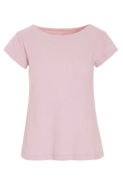 Naibu rib tshirt CHALK PINK 26140795086