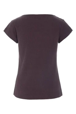 Naibu rib tshirt RAISIN 26140795086