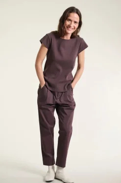 Naibu rib tshirt RAISIN 26140795086