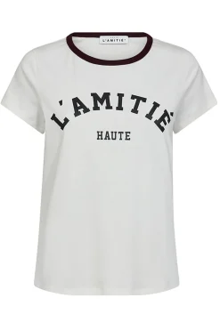 Neckline Logo Tee OffWhite HL10006