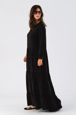 NeeLL Maxi Dress LS 99 Black 900283006